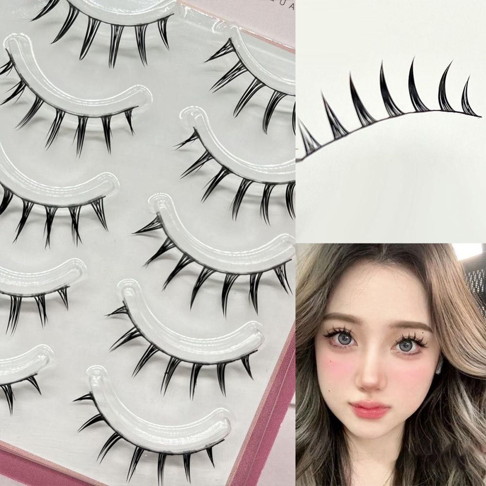 Eyelash Extension Anime - Faux Mink False Eyelashes 5 Pairs