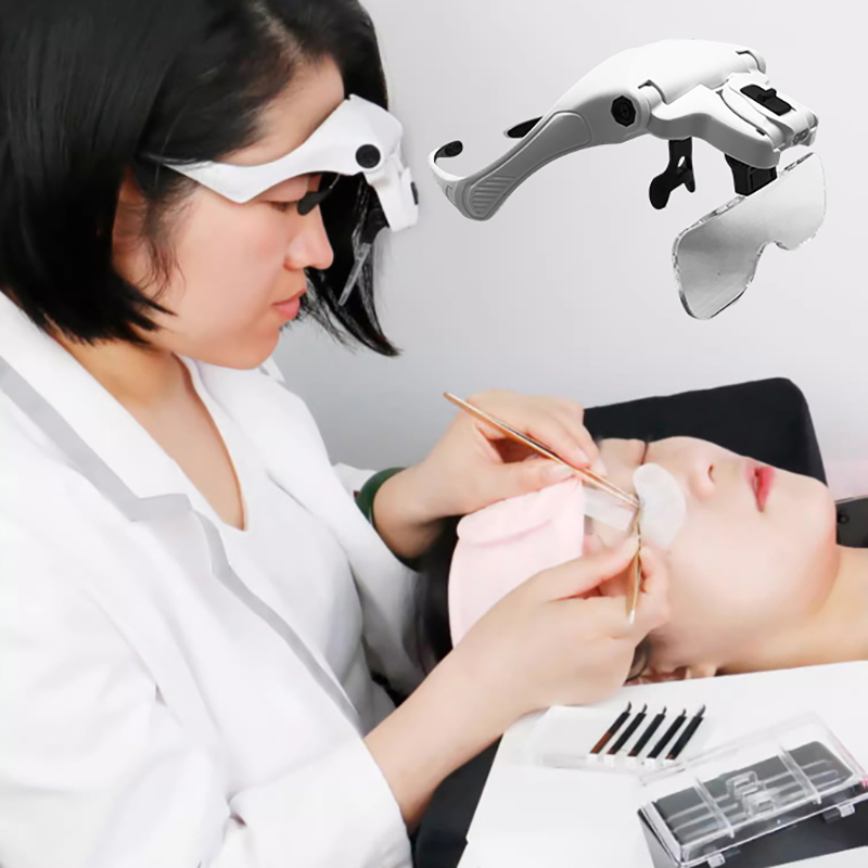 Eyelash Extension Repair - 5 Lens Adjustable Magnifier Eyelash Extension