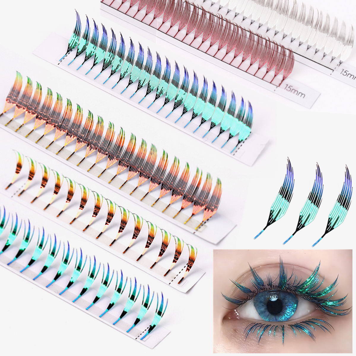 RUJADE Shiny Colorful Comic Sp - Eyelash Extension Anime avaliação e preço