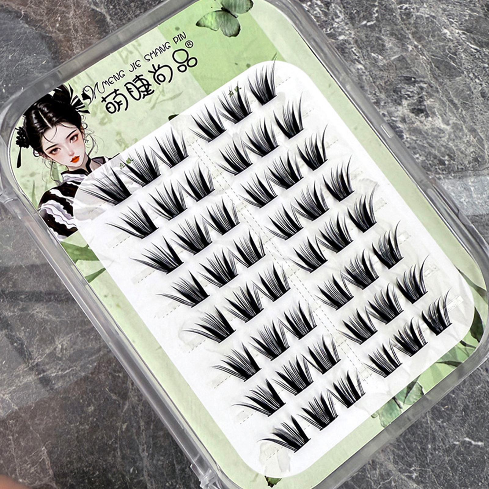 8 Rows Natural Artificial Mang - Eyelash Extension Fox Eye avaliação e preço