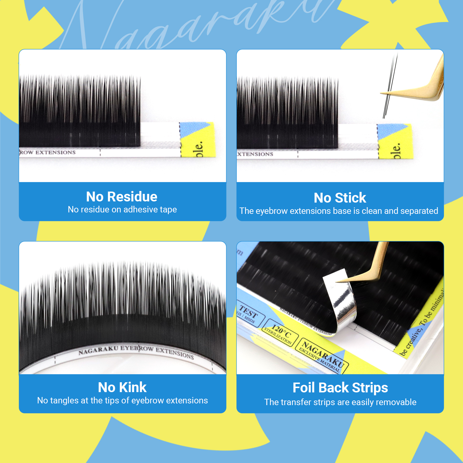 NAGARAKU High Quality Eyebrow  - Eyelash Extension Repair avaliação e preço