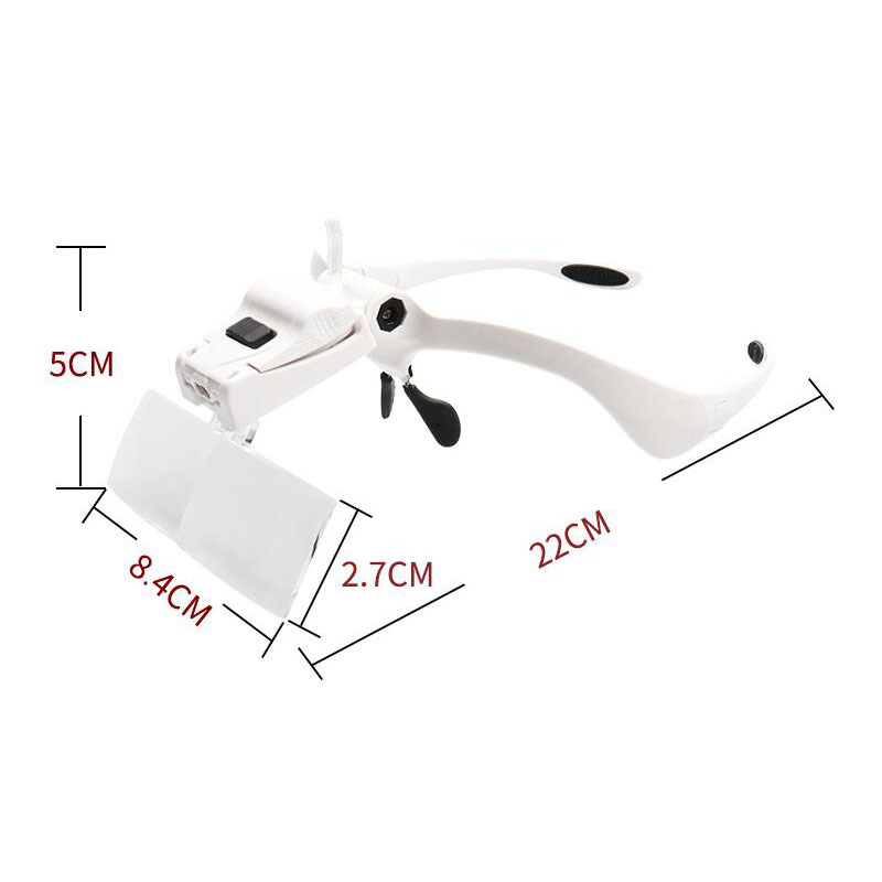 5 Lens Adjustable Magnifier Ey - Eyelash Extension Repair avaliação e preço