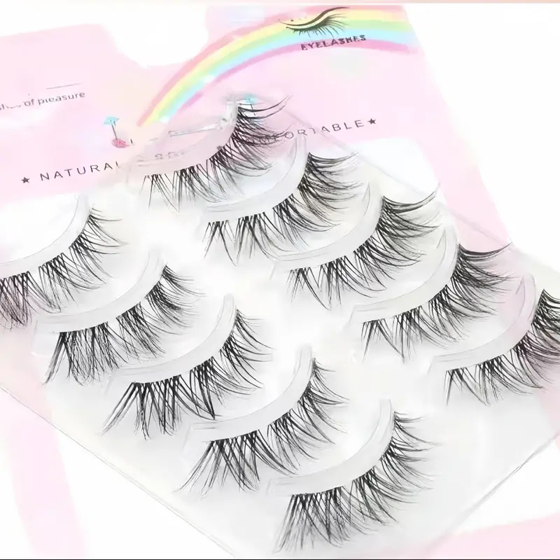 5 pairs Fox Eye False Eyelashe - Eyelash Extension Fox Eye avaliação e preço