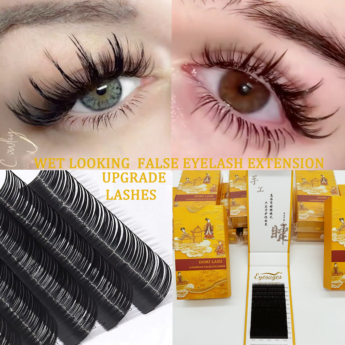 Domi Wet Look A Shape Autumn W - Eyelash Extension Anime avaliação e preço