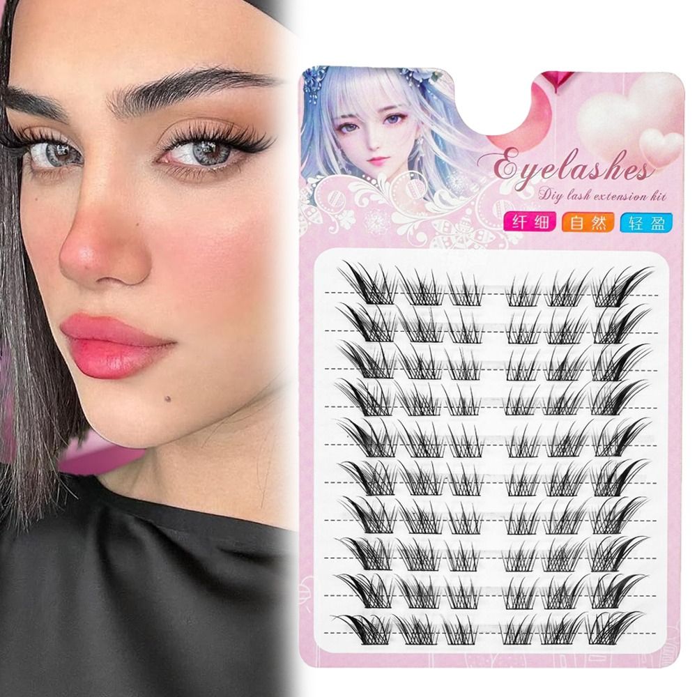 3D Cat Eye Clusters Lashes Man - Eyelash Extension Fox Eye avaliação e preço