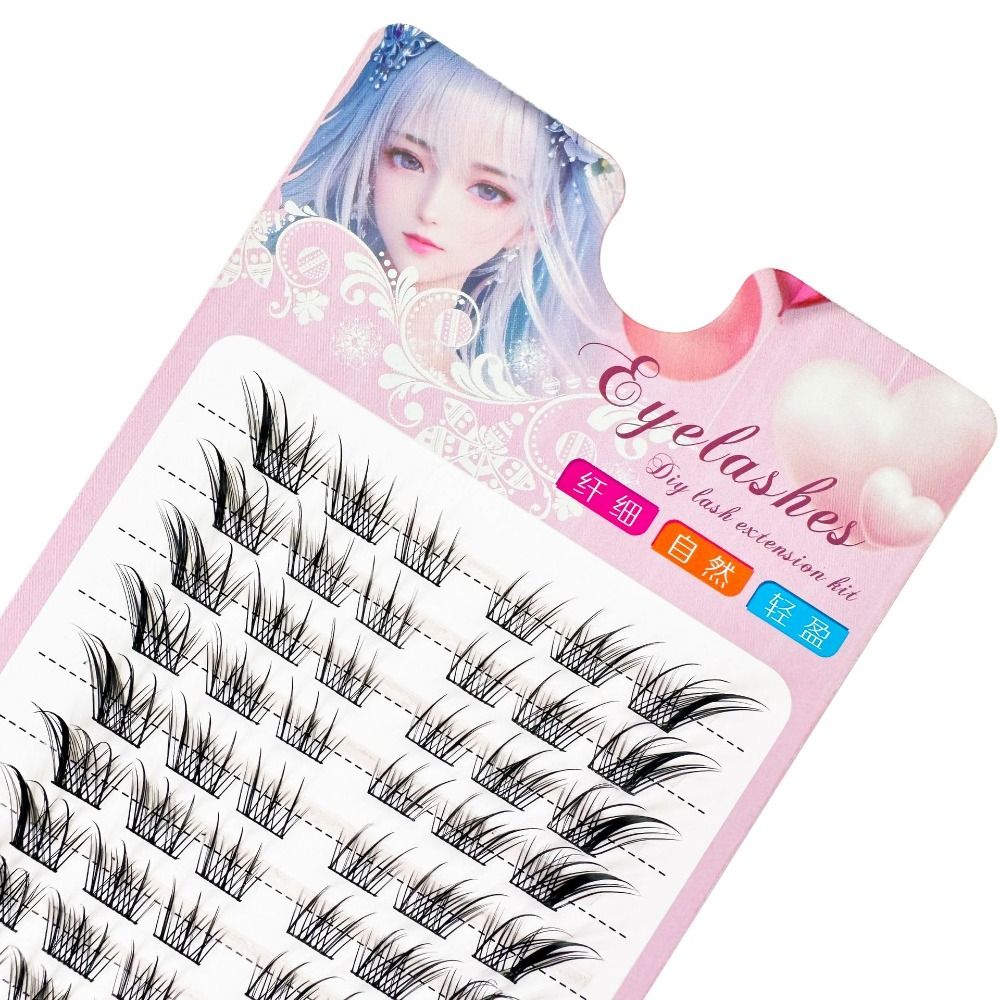 3D Cat Eye Clusters Lashes Man - Eyelash Extension Fox Eye avaliação e preço