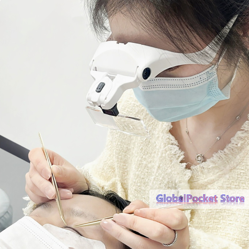 [TG823]5 Lens Adjustable Magni - Eyelash Extension Repair avaliação e preço