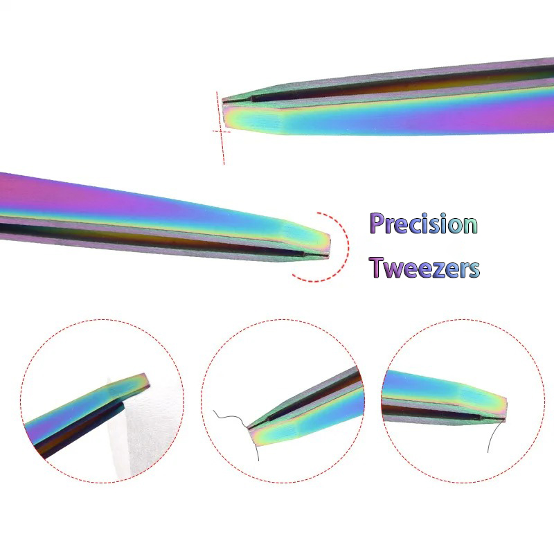 Eyebrow Tweezers Hair Pluckers - Eyelash Extension Repair avaliação e preço