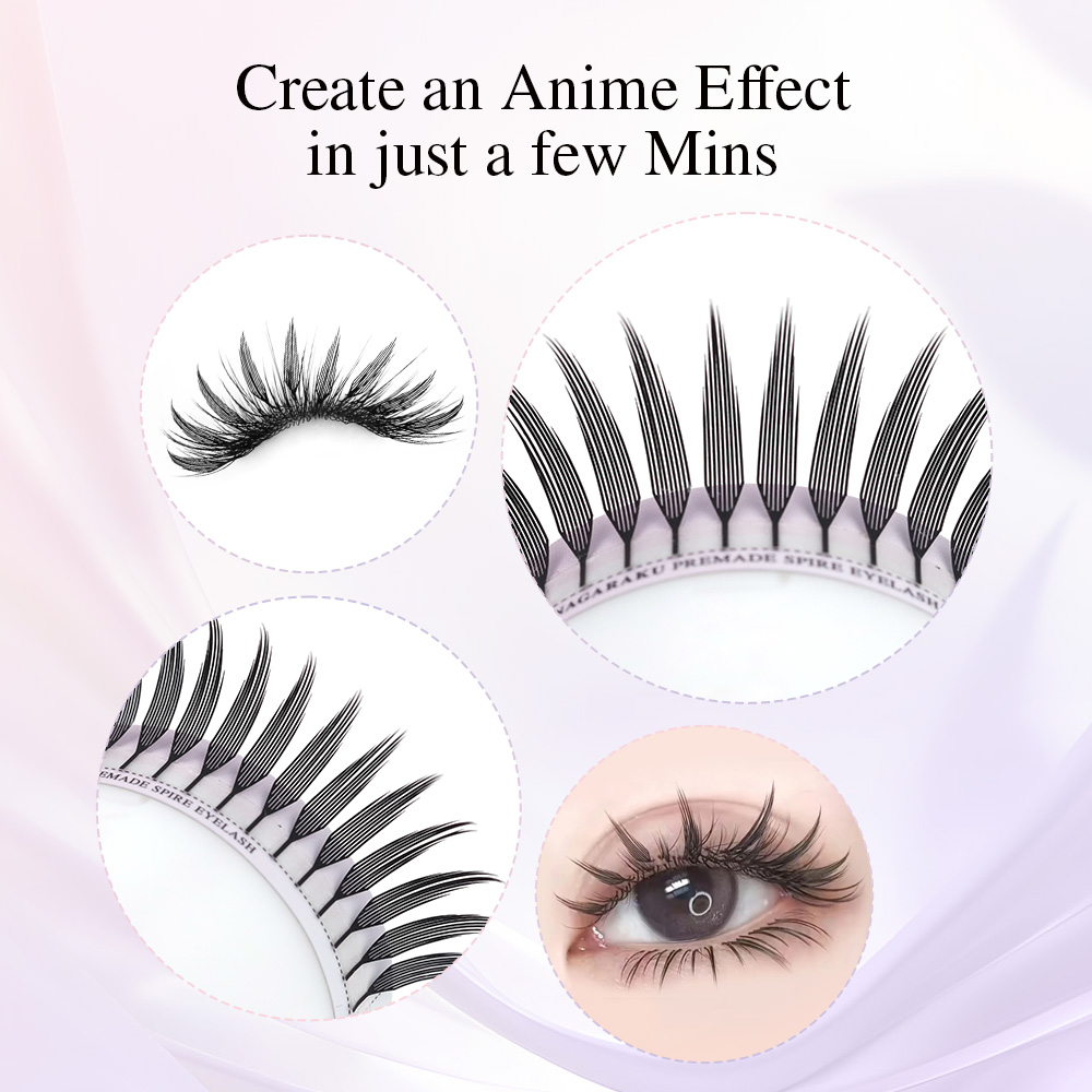 NAGARAKU Premade Spire Eyelash - Eyelash Extension Anime avaliação e preço
