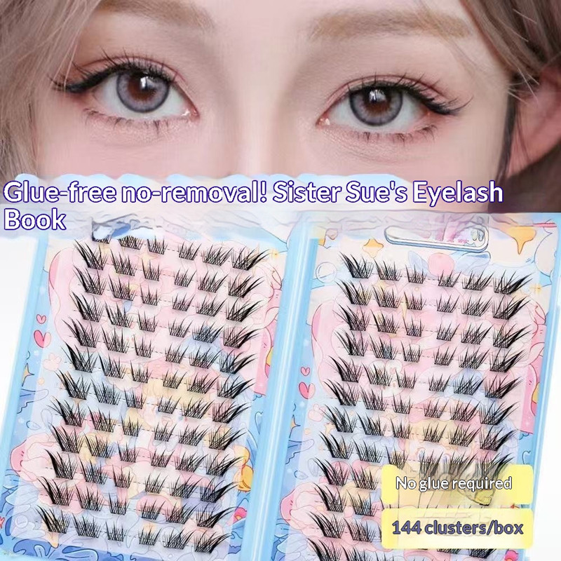 120 Clusters No Need Glue Fals - Eyelash Extension Fox Eye avaliação e preço