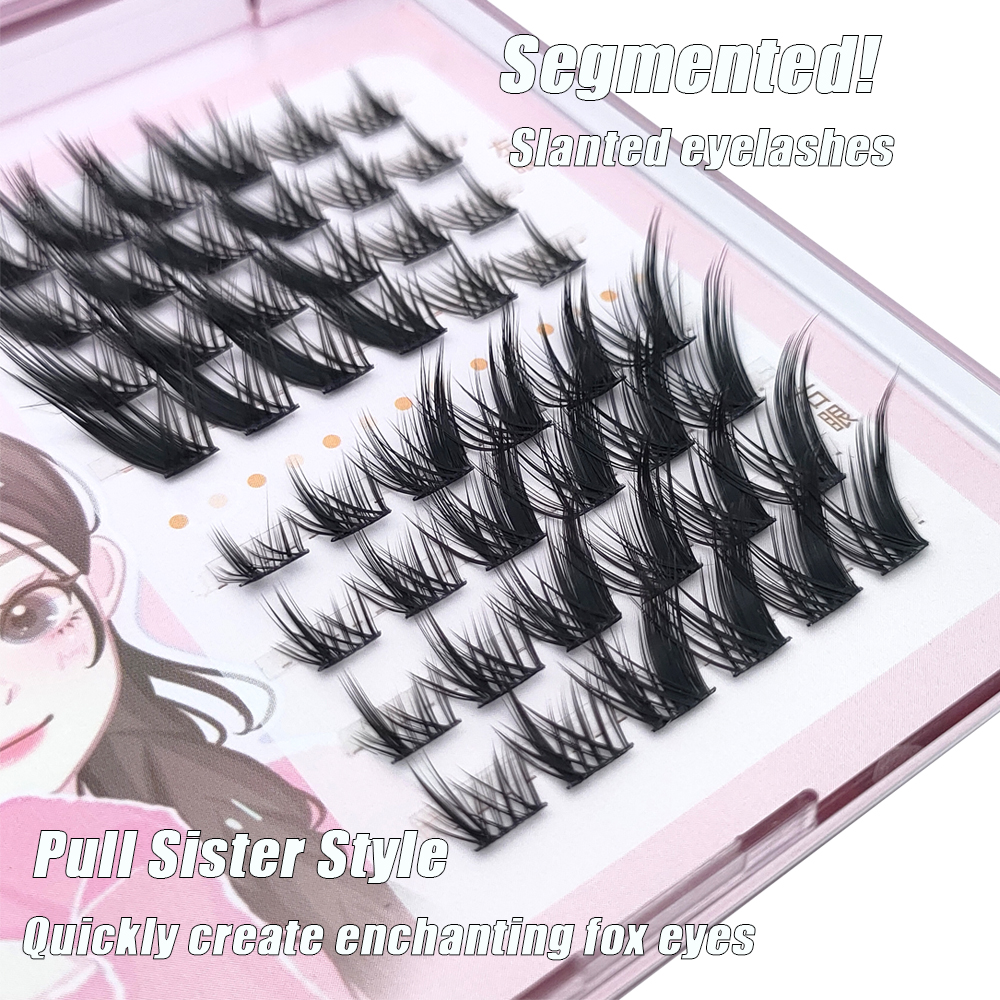 8Rows 3D Fluffy Single Cluster - Eyelash Extension Fox Eye avaliação e preço