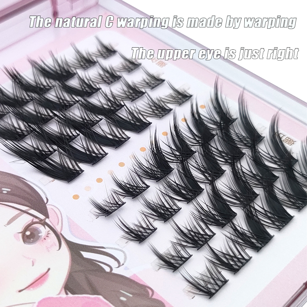 8Rows 3D Fluffy Single Cluster - Eyelash Extension Fox Eye avaliação e preço
