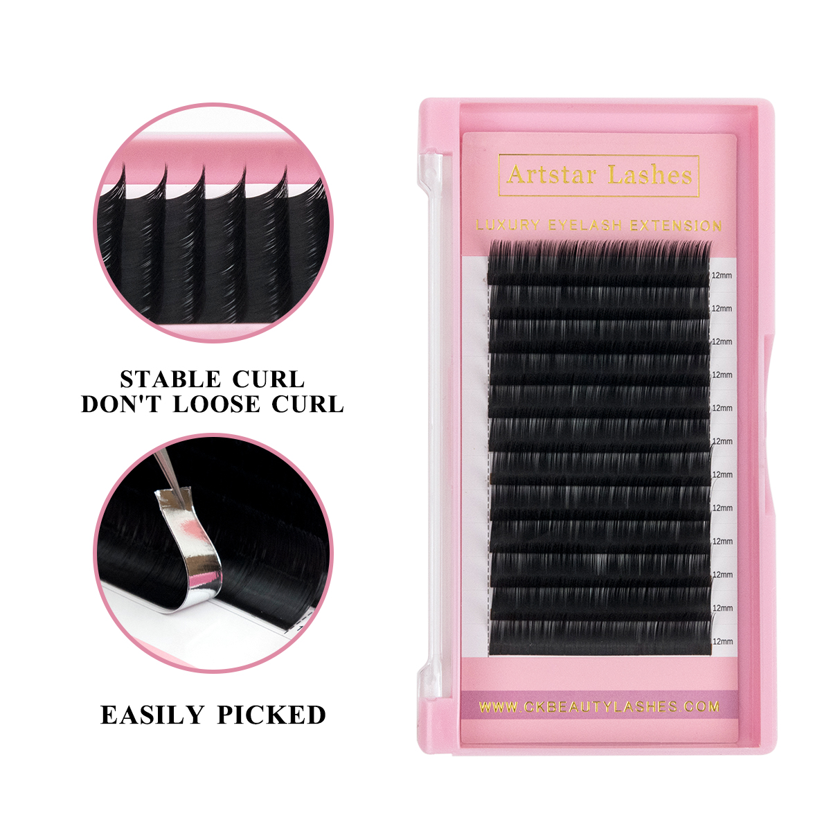 ARTSTAR Natural Silk Lashes J  - Eyelash Extension Repair avaliação e preço
