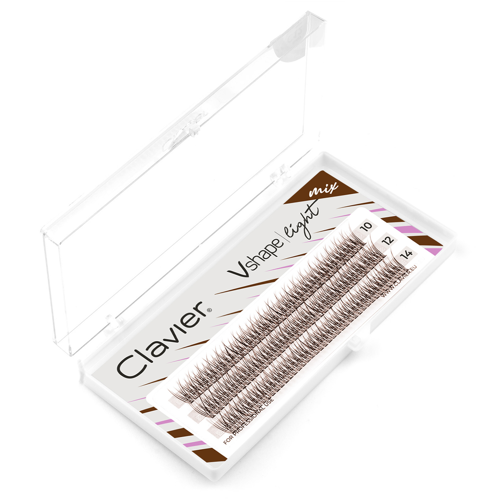 Clavier Brown Vshape Light Clu - Eyelash Extension Anime avaliação e preço
