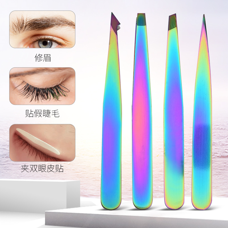 Eyebrow Tweezers Hair Pluckers - Eyelash Extension Repair avaliação e preço