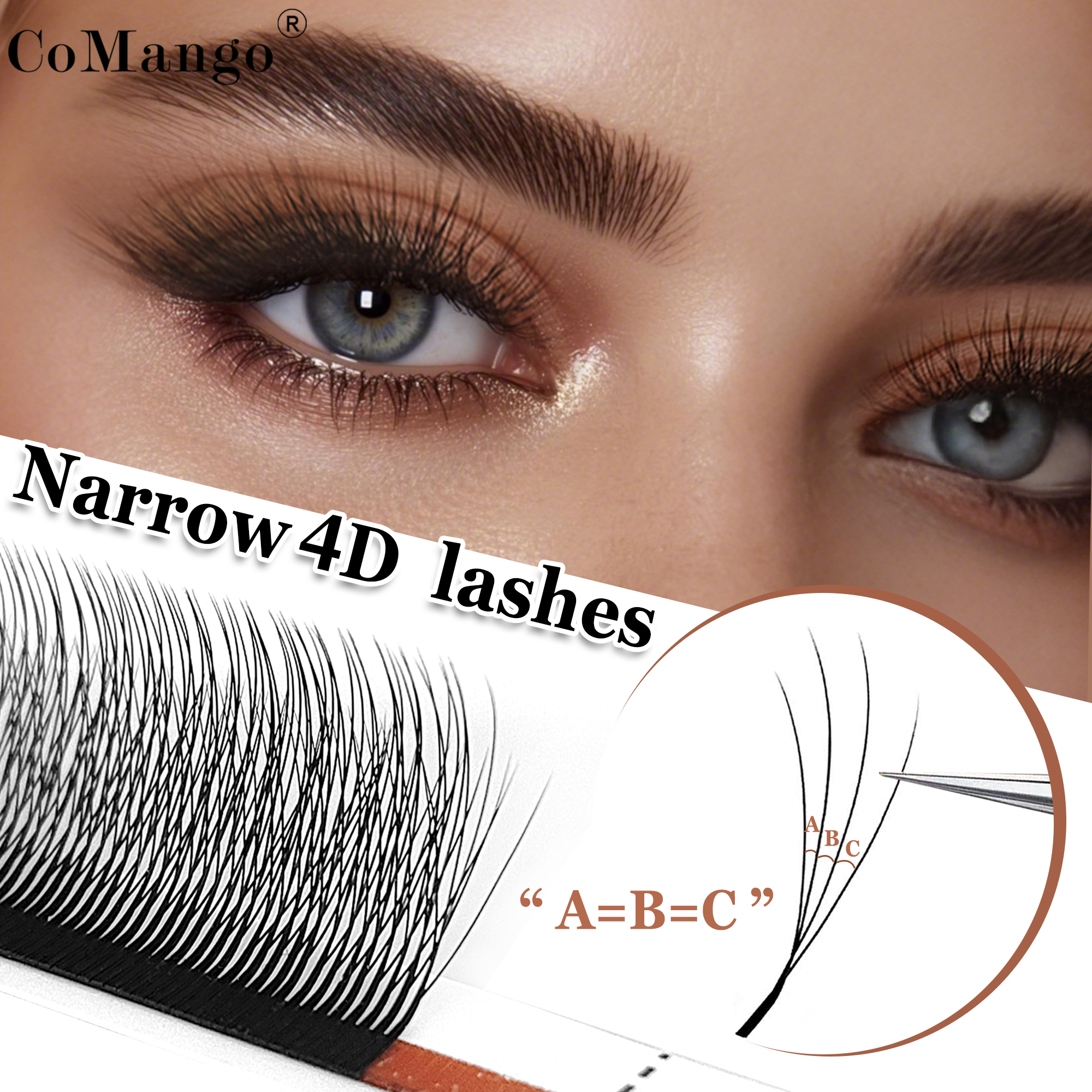CoMango W Shape Eyelash Extens - Eyelash Extension Repair avaliação e preço