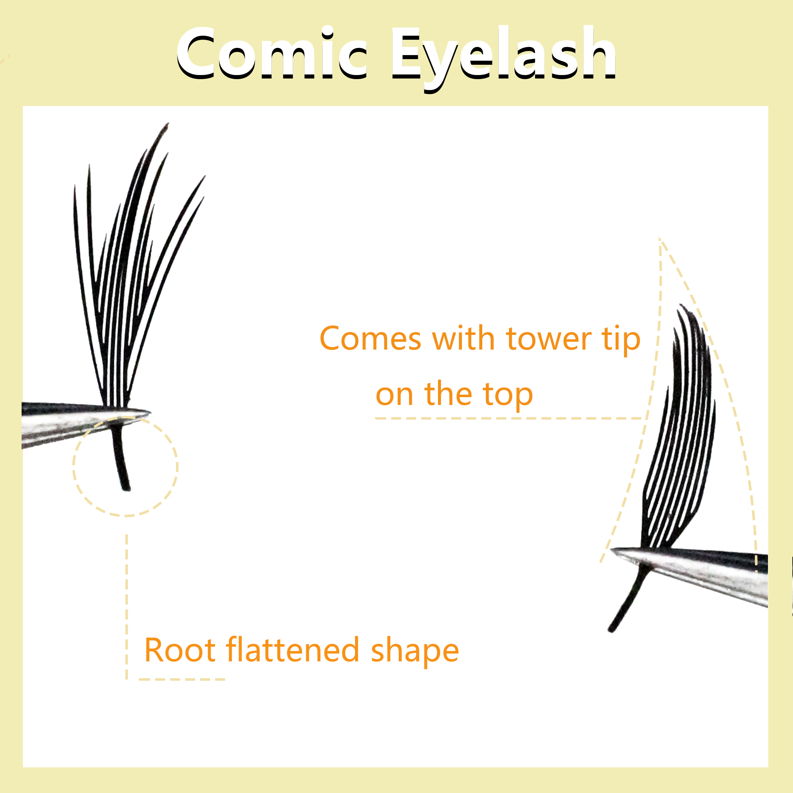 Comic Spire Eyelash Feather Sh - Eyelash Extension Anime avaliação e preço