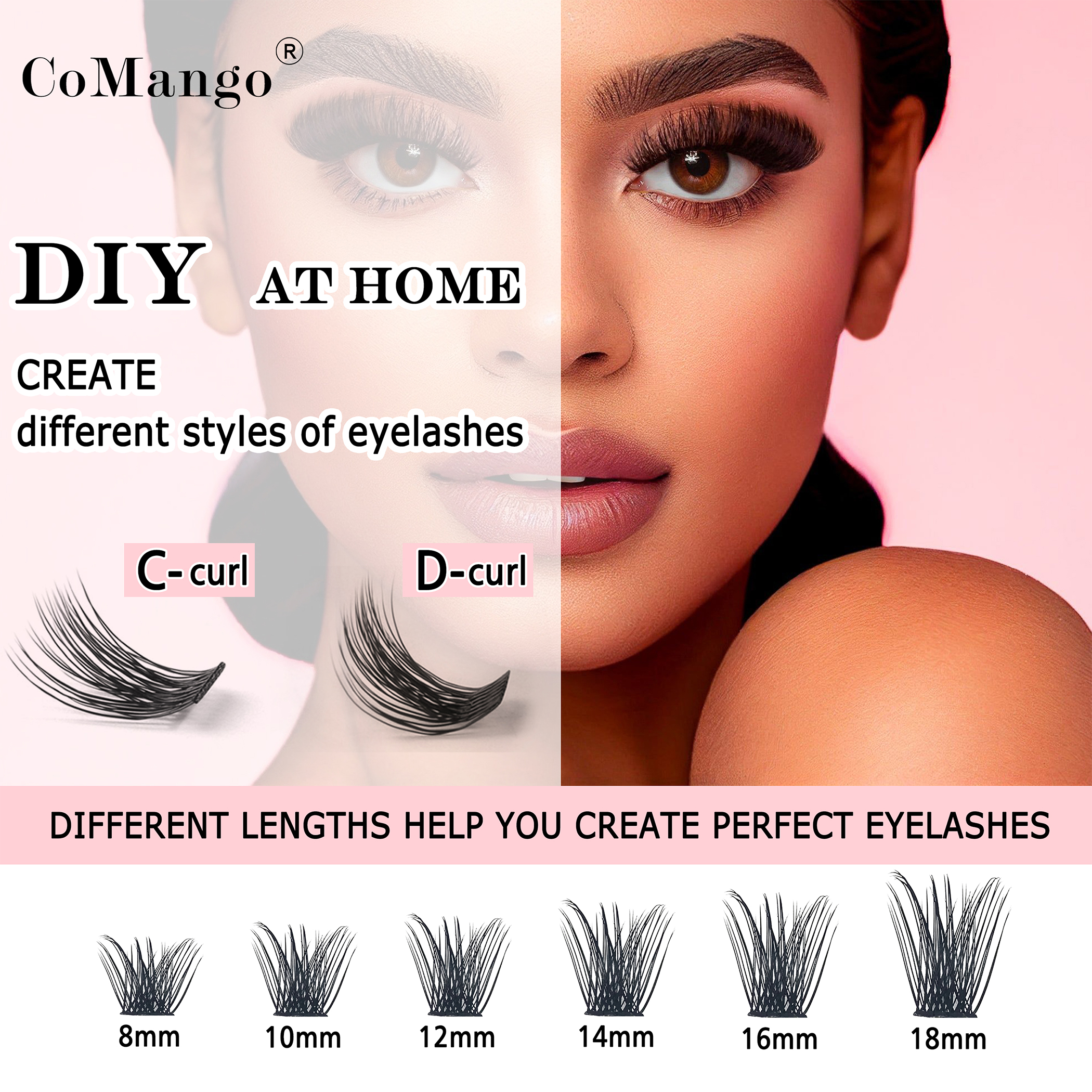 CoMango Loose Lash Clusters 14 - Eyelash Extension Anime avaliação e preço