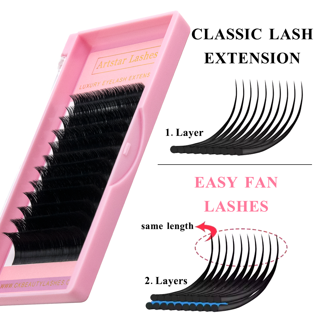 ARTSTAR Easy Fan Lash Extensio - Eyelash Extension Repair avaliação e preço