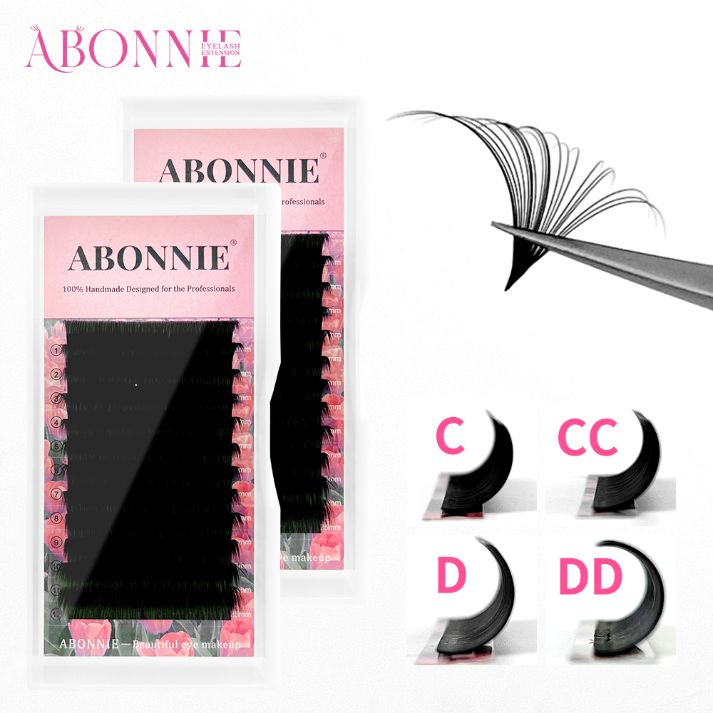 ABONNIE Matte Black Easy Fan L - Eyelash Extension Repair avaliação e preço
