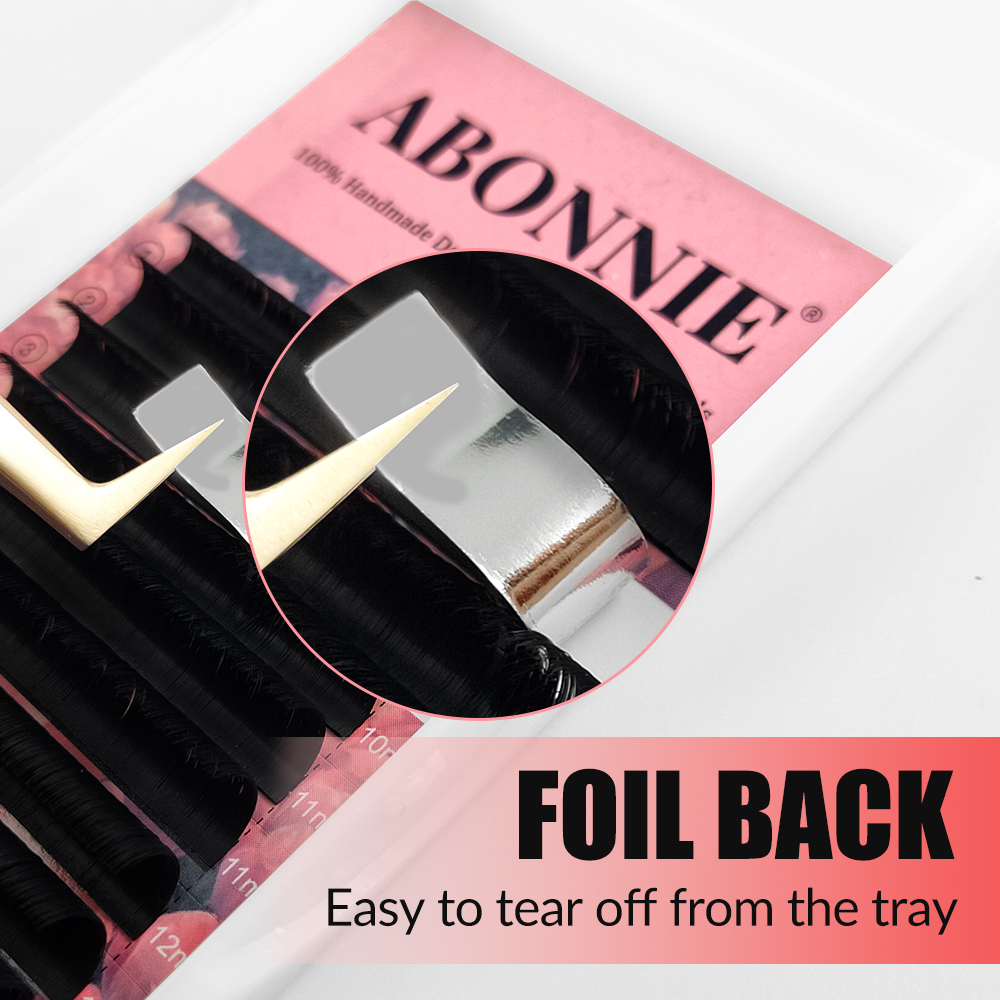 ABONNIE Matte Black Easy Fan L - Eyelash Extension Repair avaliação e preço