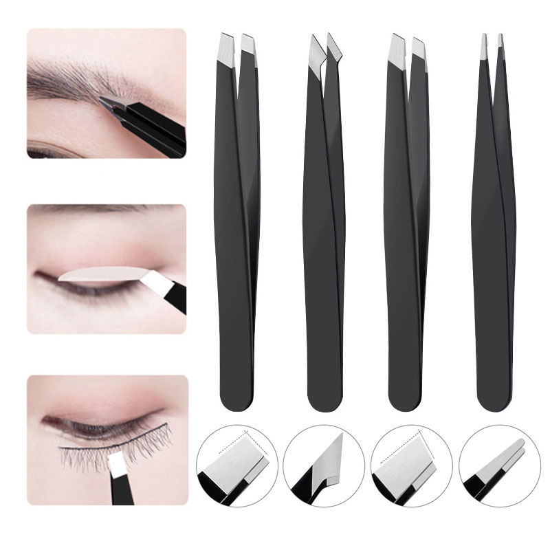 Stainless Steel Eyebrow Tweeze - Eyelash Extension Repair avaliação e preço